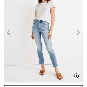 Madewell high rise skinny jeans